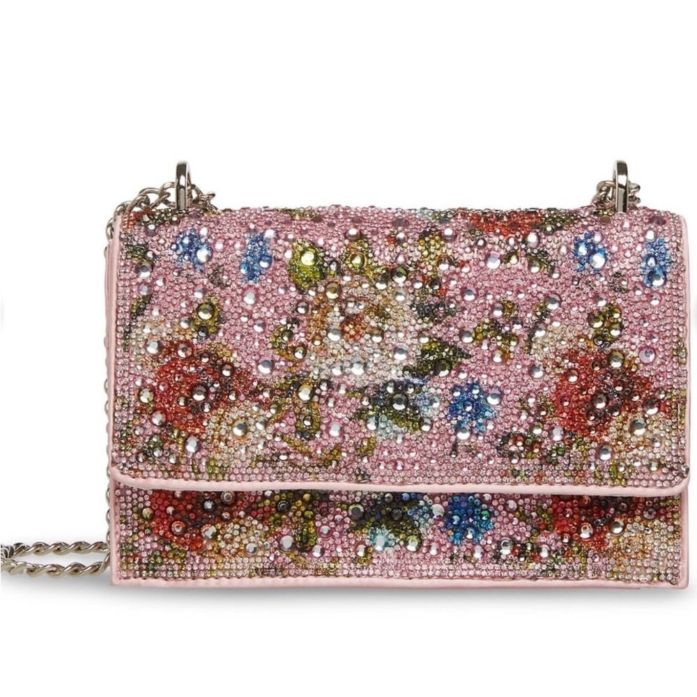 ❤️ Betsey Johnson Sparkler Convertible Bag Floral Multi